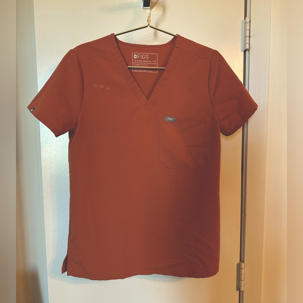 Figs Scrub Top Spice XS
